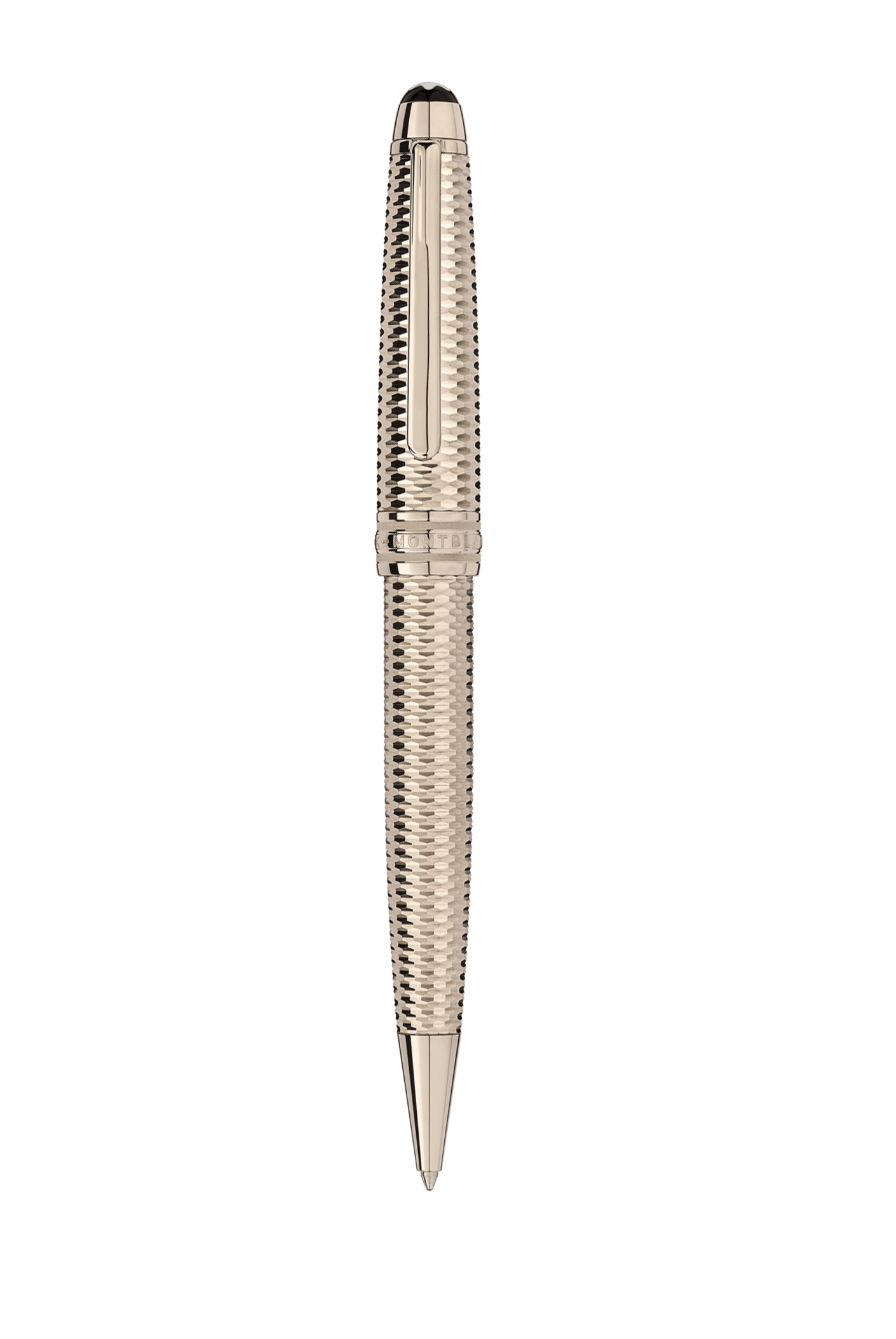 bút bi Montblanc meisterstuck Geometry Solitaire Cahmpagne Gold Midsize
