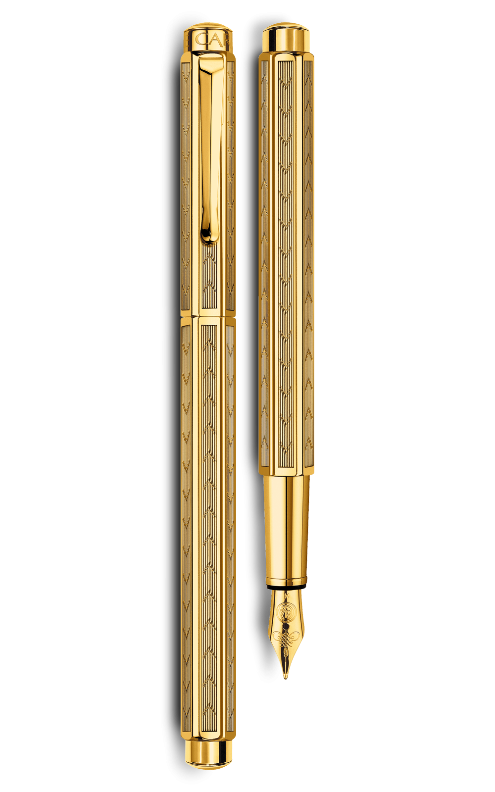 Bút máy ECRIDOR CHEVRON gold-plated