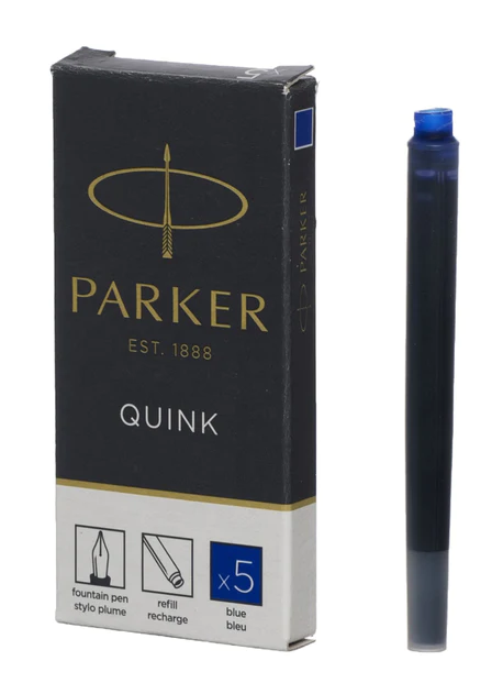 ống mực Parker xanh (5ống/vỉ)