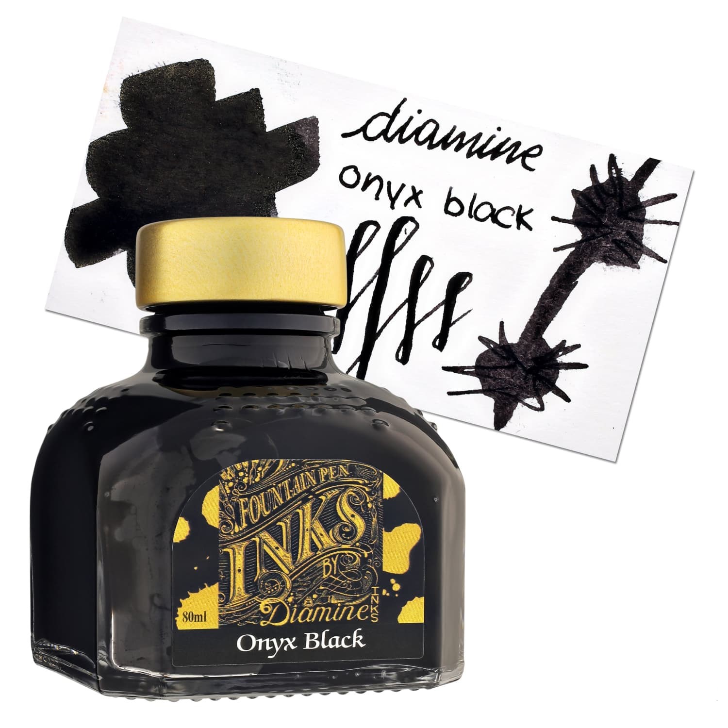 Lọ Mực Diamine Onyx Black 80ml