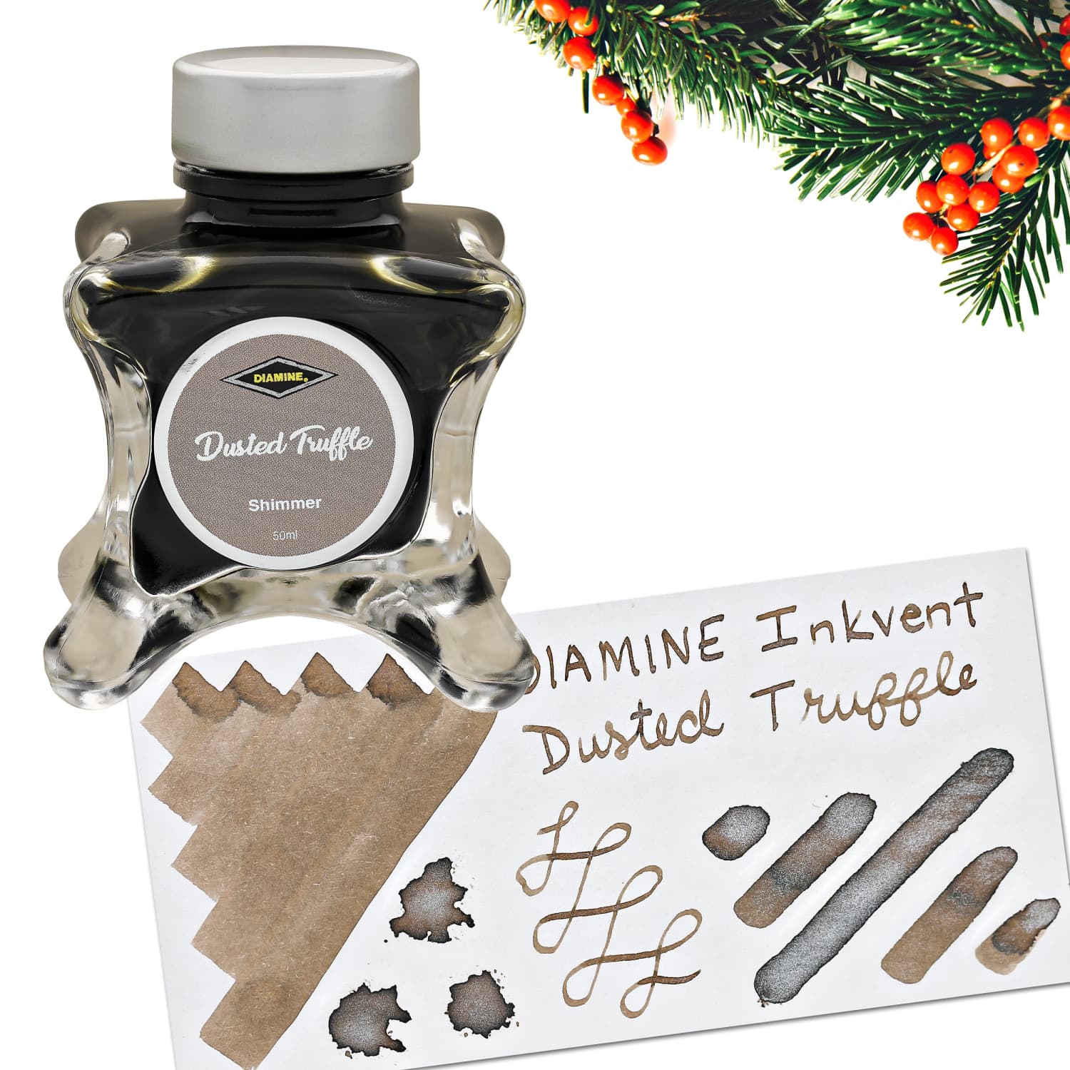 Lọ Mực Diamine Inkvent Green Edition Dusted Truffle Shimmer 50ml