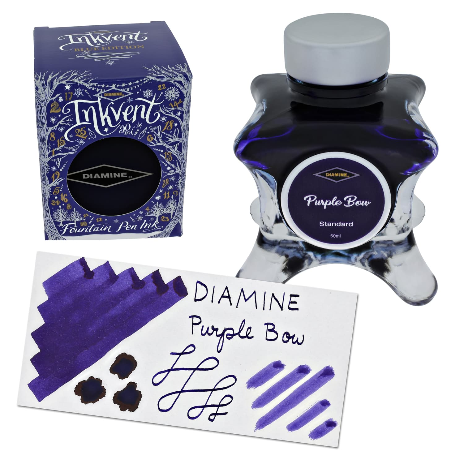 Lọ Mực Diamine Inkvent Blue Edition Purple Bow Standard 50ml